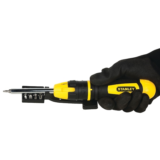 10 Pcs Ratcheting Multi-Bit Screwdriver