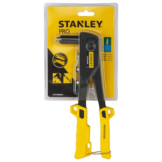 Heavy Duty - Riveter, 4 Nose Pieces