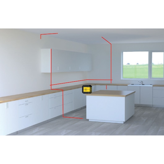 STANLEY® Cross Line Laser With 90° Line - Red