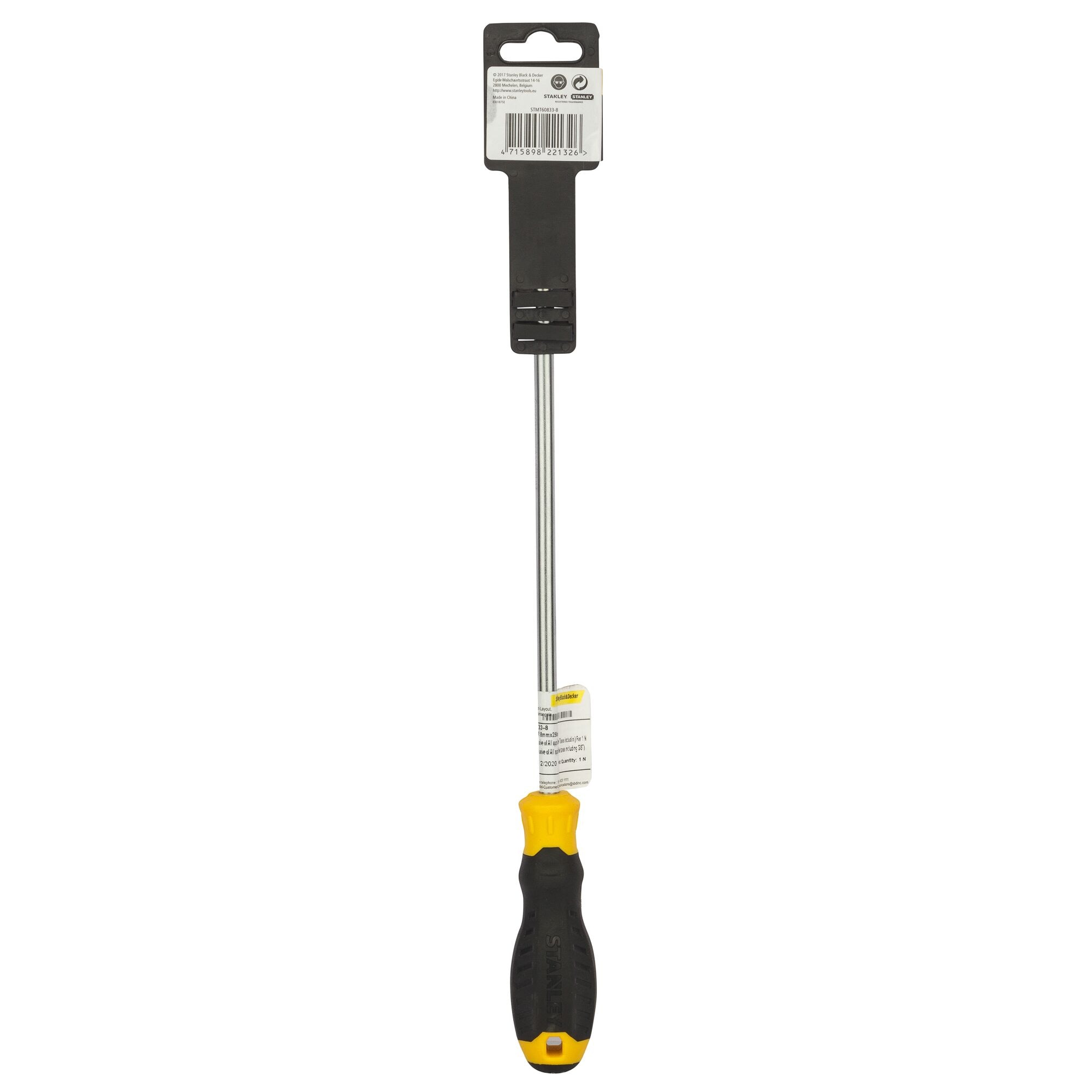 Cushion Grip Screw Driver Standard 8Mm X 250 Mm | STANLEY