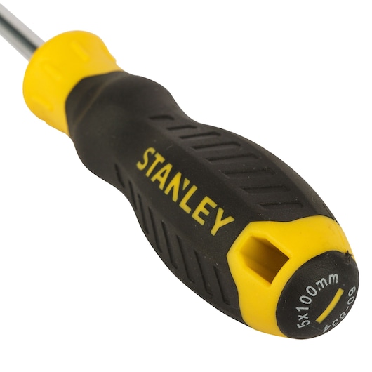 Cushion Grip Screw Driver Std Parallel,5X100Mm