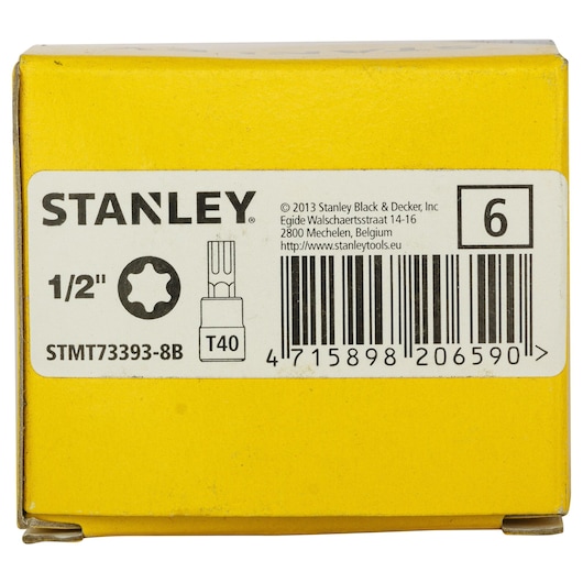 1/2 in. Torx T40 Bit Socket