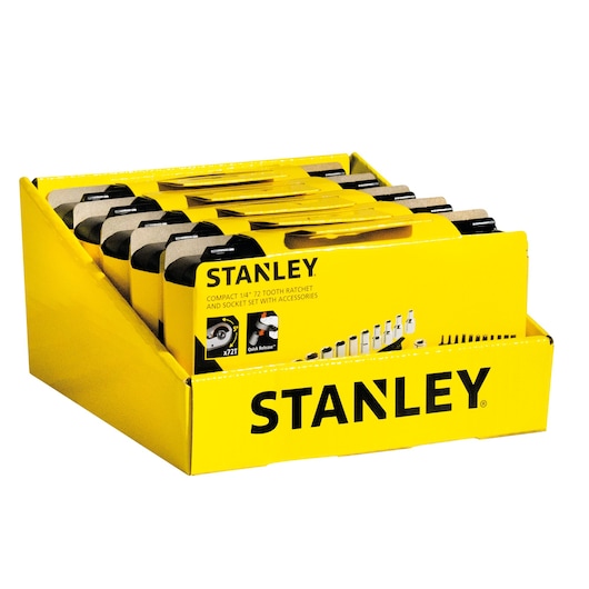 STANLEY® 1/4 in. Compact Socket Set (37 pc.)