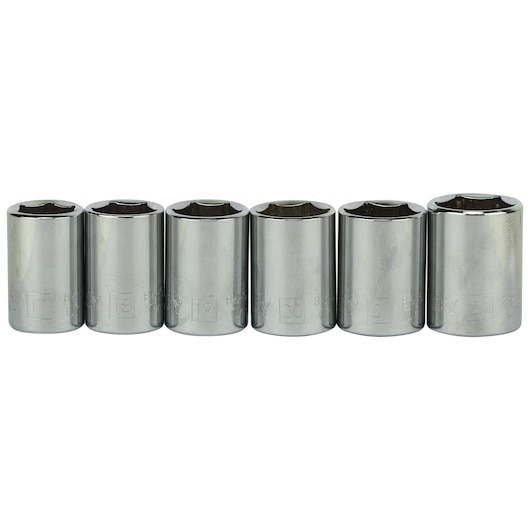 72  Pcs 1/4"+1/2" Socket Set