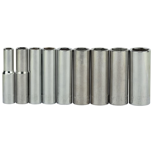 72  Pcs 1/4"+1/2" Socket Set
