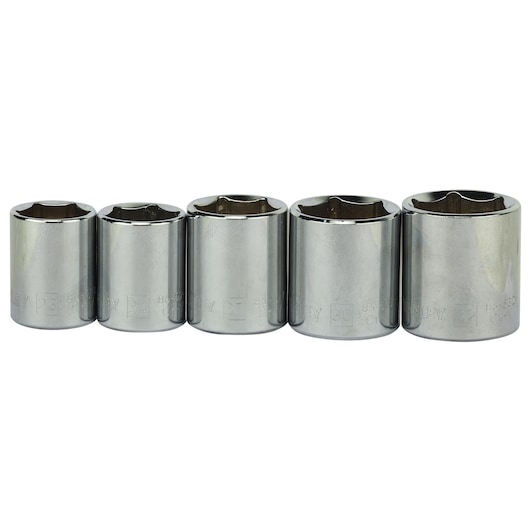 72  Pcs 1/4"+1/2" Socket Set