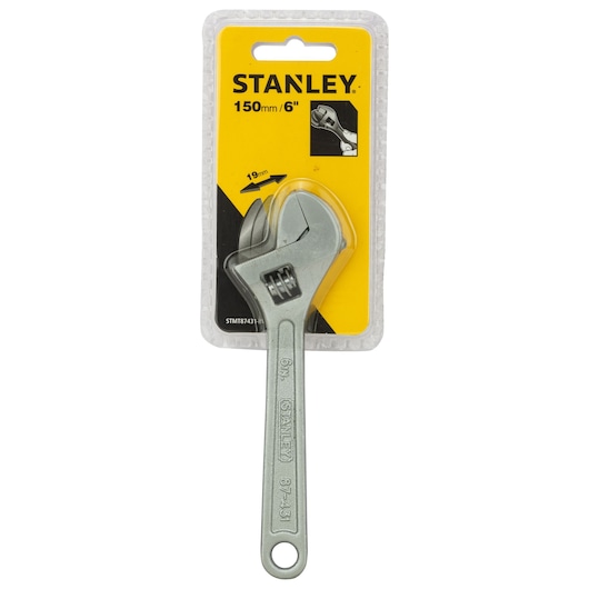 Adjustable.Spanner Chrome Plated  150Mm