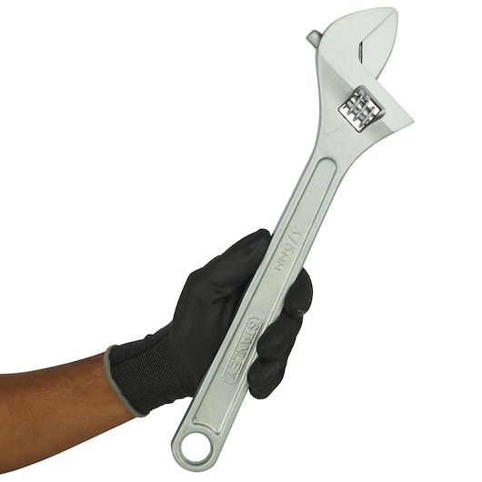 Adjustable.Spanner Chrome Plated 375Mm