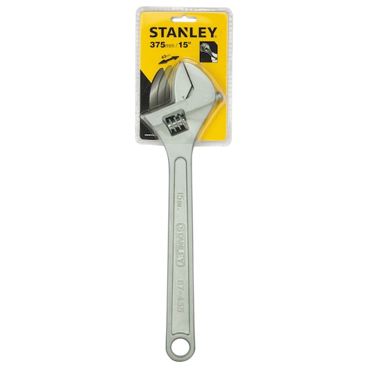 Adjustable.Spanner Chrome Plated 375Mm