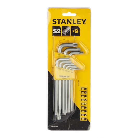 9 Pcs Long Torx Key Set (T10 To T50)