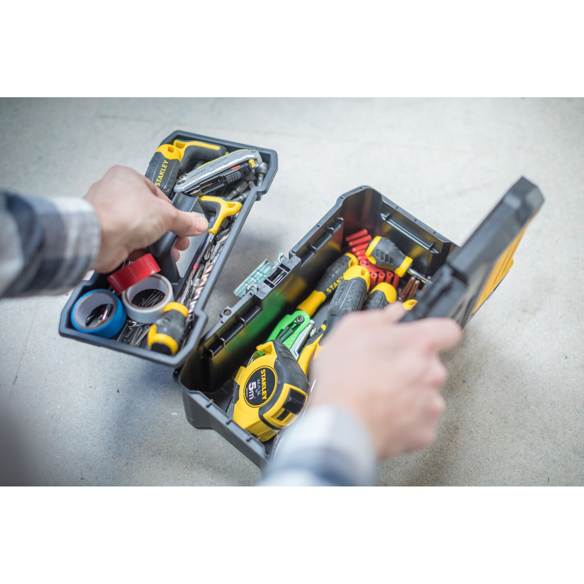 STANLEY® Essential Tool Box with Metal Latches, 12.5 in. | STANLEY