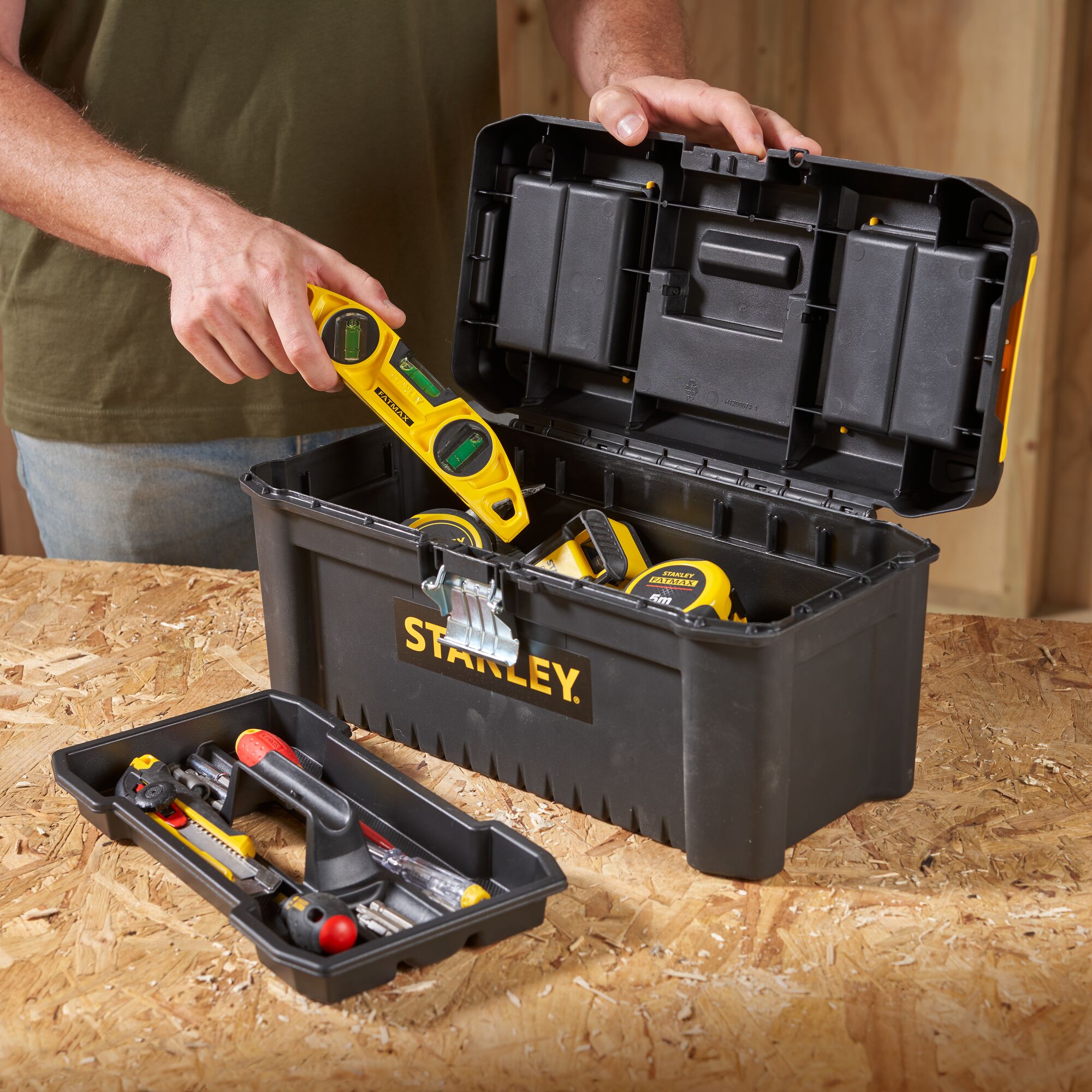 STANLEY® 16 in. Essential Tool Box With Metal Latches | STANLEY