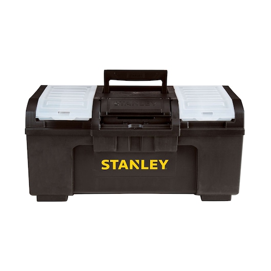 19 in One-Touch Tool Box With Removable Lid Organizers