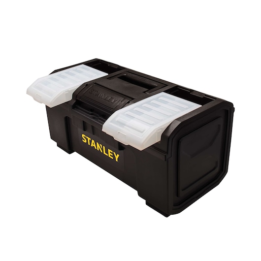 19 in One-Touch Tool Box With Removable Lid Organizers