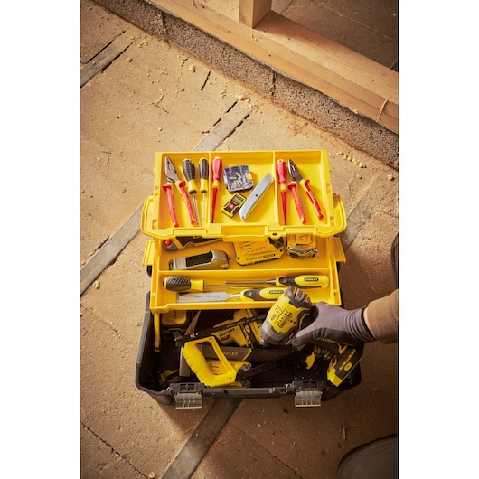 STANLEY® 3-Level Cantilever Tool Box