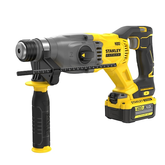20V Brushless Rotary Hammer Drill, 4.0Ah x 2