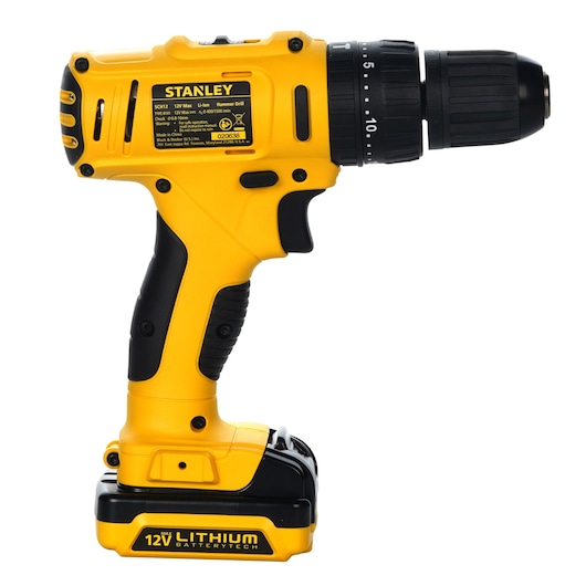 10Mm Cordless Percussion Screwdriver + Carrying Case + Ac