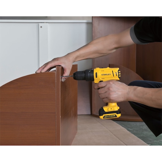 10mm Cordless Percussion Screwdriver + Carrying Case + Accessories