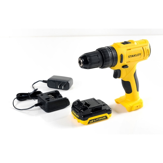 10.8V Hammer Driver (1.5Ah X 1) Tools & Accessories Set+19 in. Toolbox (119 pc.)