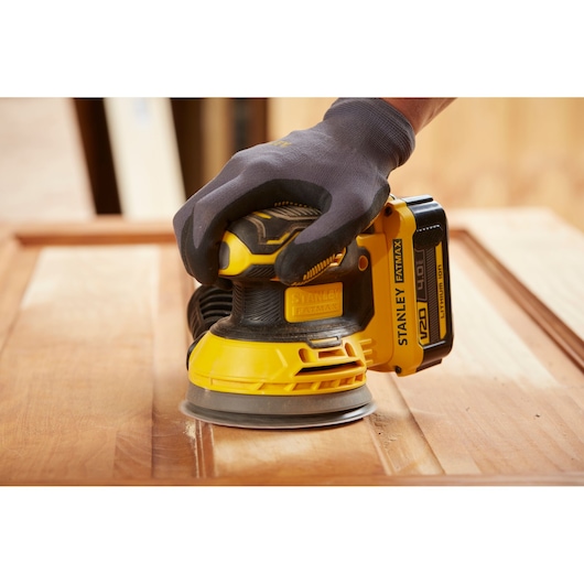 20V 125mm Orbital Round Sandor  (Battery  4.0Ah x 2)