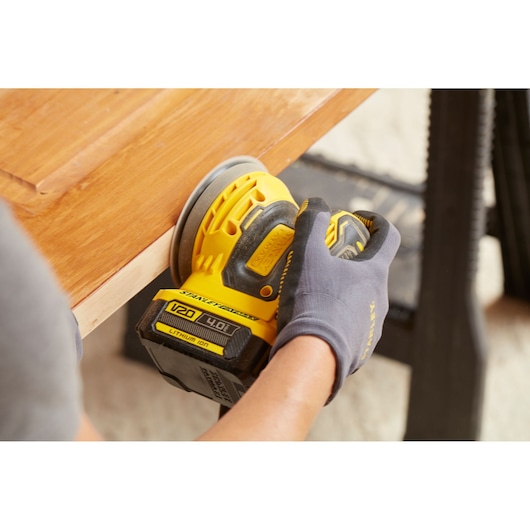 20V 125mm Orbital Round Sandor  (Battery  4.0Ah x 2)