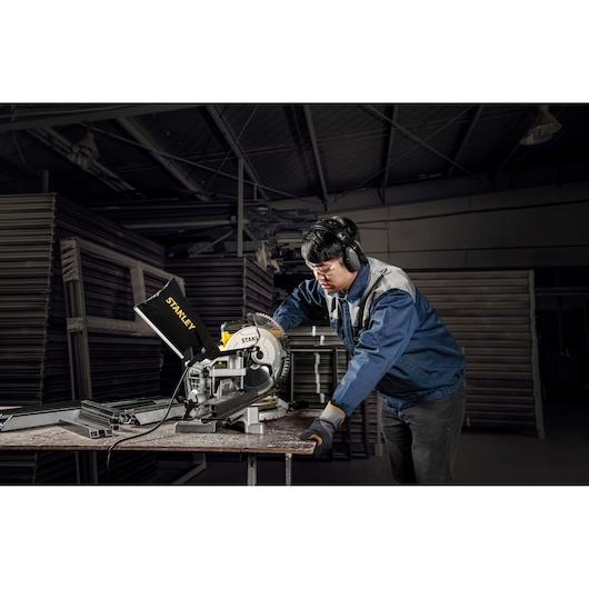 1650W 254mm Fixed Head Mitre Saw