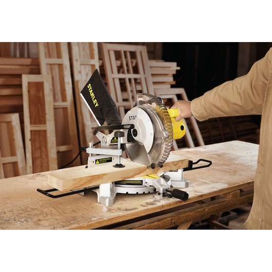 1650W 254mm Fixed Head Mitre Saw