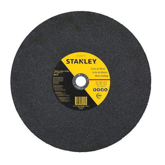 STANLEY® 355 X 3 X 25.4mm T41 Chop Saw Cutting Wheel