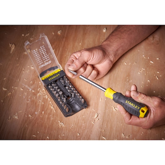 STANLEY® 35 Piece MultiBit Screwdriver Set Feature Image