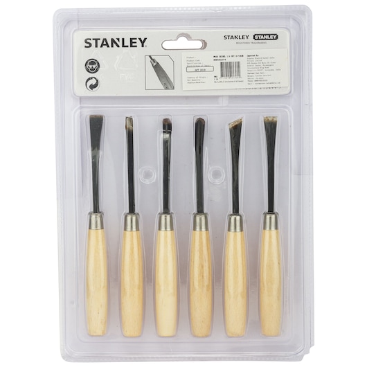 Wood Chisel 1/4 Set 6-Piece