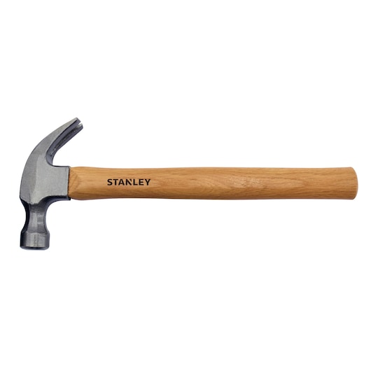 16Oz Wood Handle Nail Hammer Hexagonal