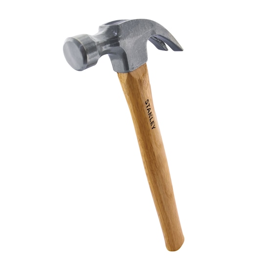16Oz Wood Handle Nail Hammer Hexagonal