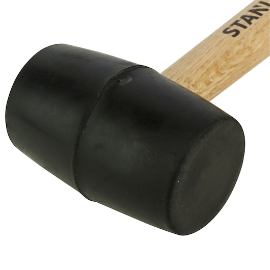 16 Oz. Wood Handle Rubber Mallet