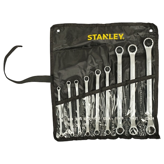 9  Pcs Offset Ring Spanner Set