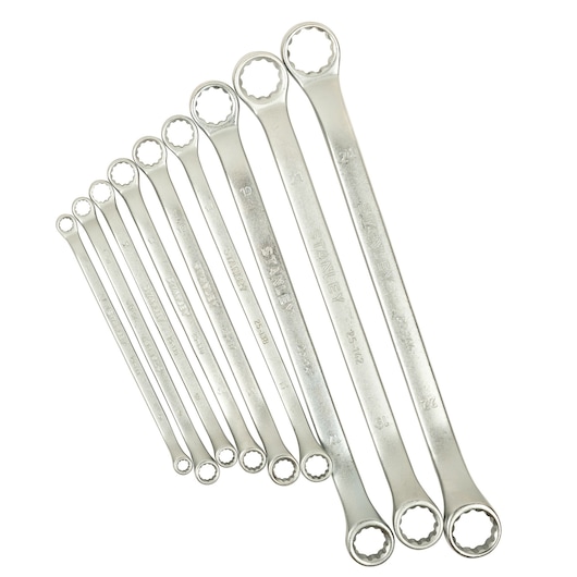 9  Pcs Offset Ring Spanner Set