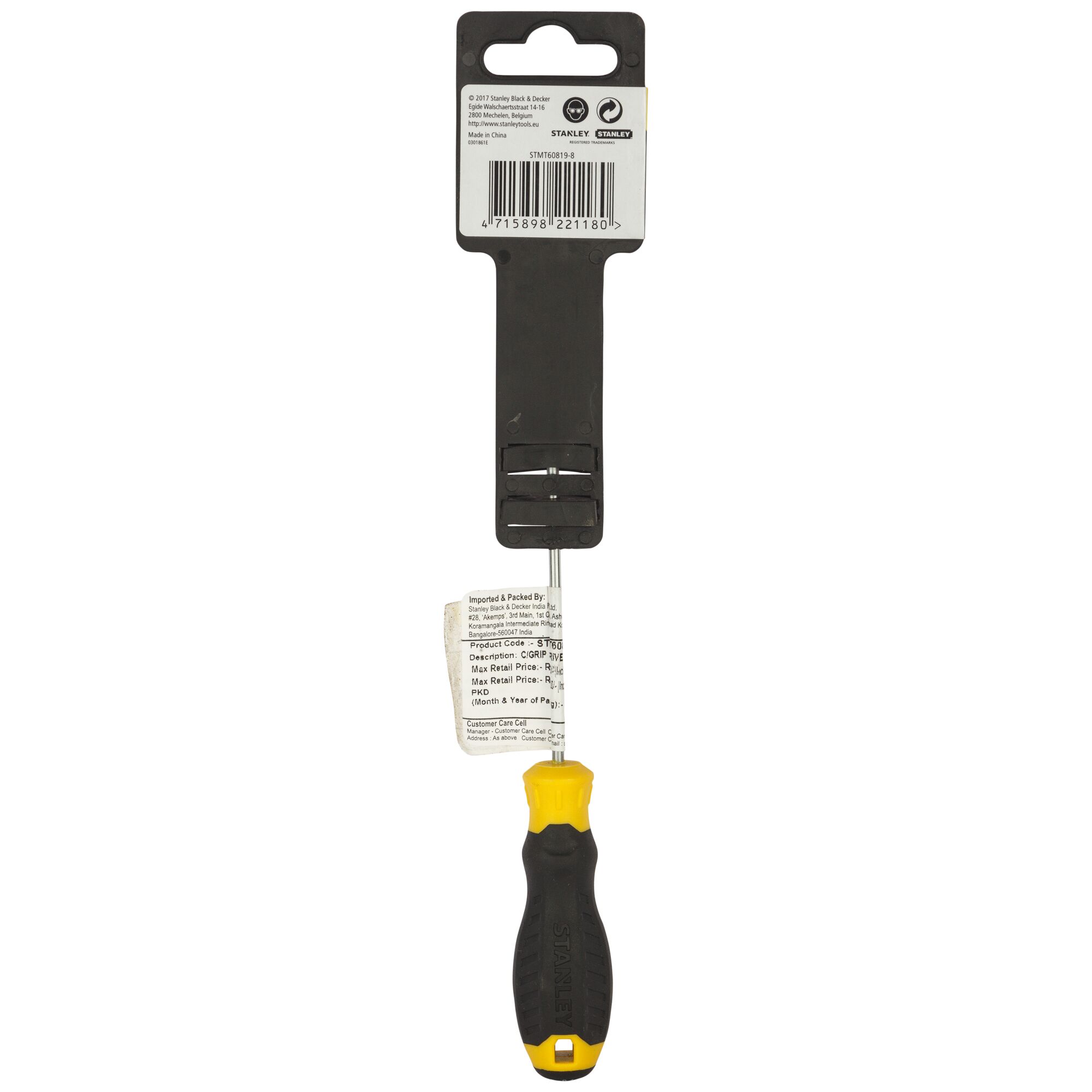 CUSHION GRIP SCREW DRIVER STANDARD 3x125 mm | STANLEY