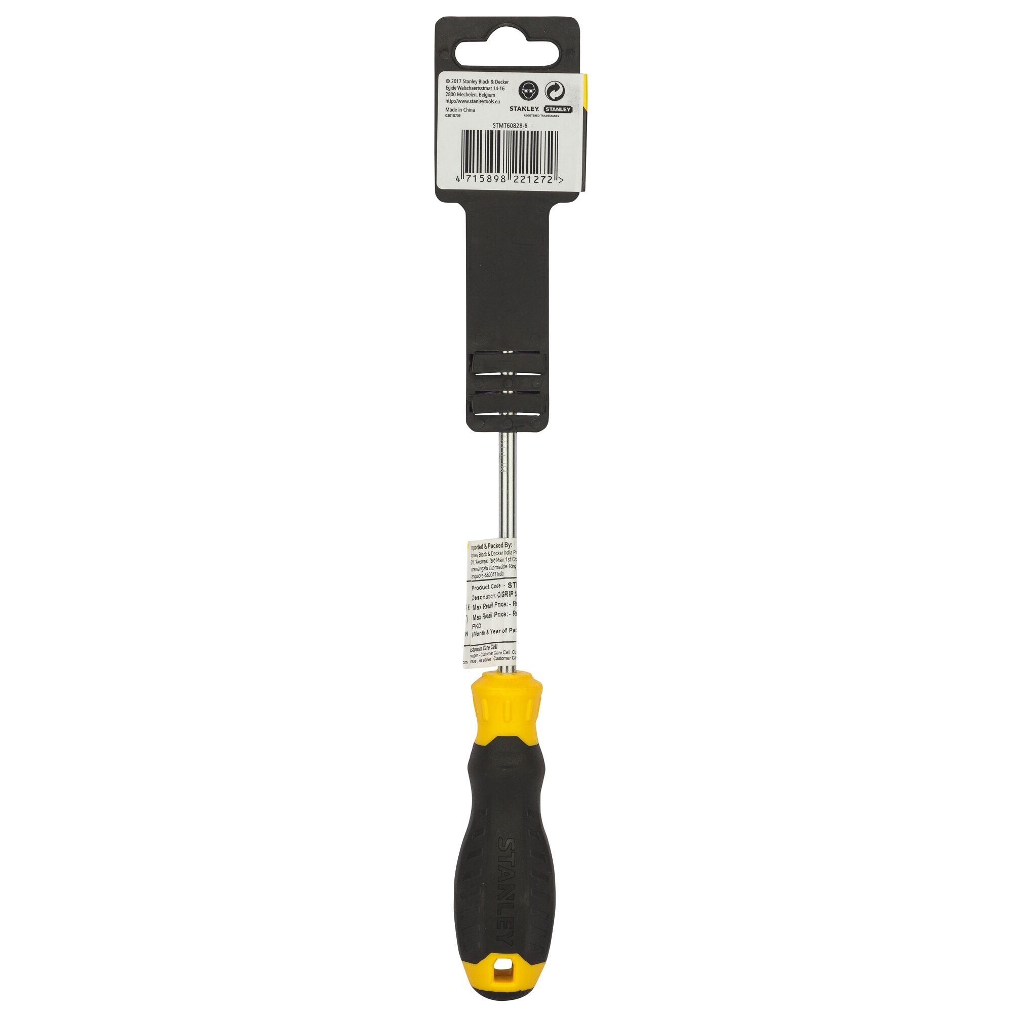 Cushion Grip Screw Driver Standard 6.5Mm X 150 Mm | STANLEY