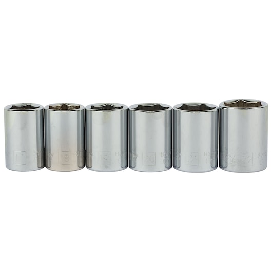 STANLEY® 1/2 Square Drive 6 PT Socket Set (24 pc.)