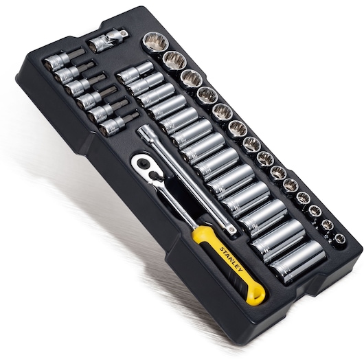 36 Pcs 3/8In Metric Socket Module