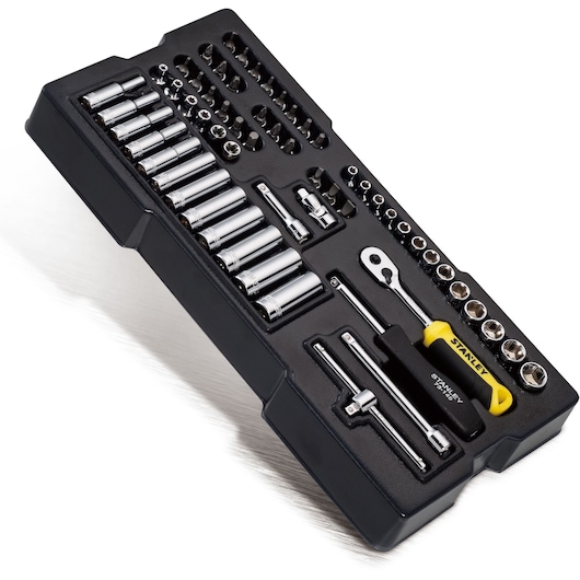 60PC 1/4IN METRIC SOCKET MODULE