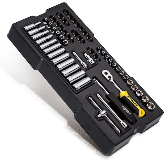 60 Pcs 1/4In Metric Socket Module