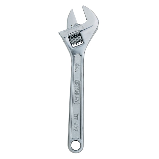 STMT87432-8, ADJ.SPANNER CHROME PLATED 200MM, Beauty