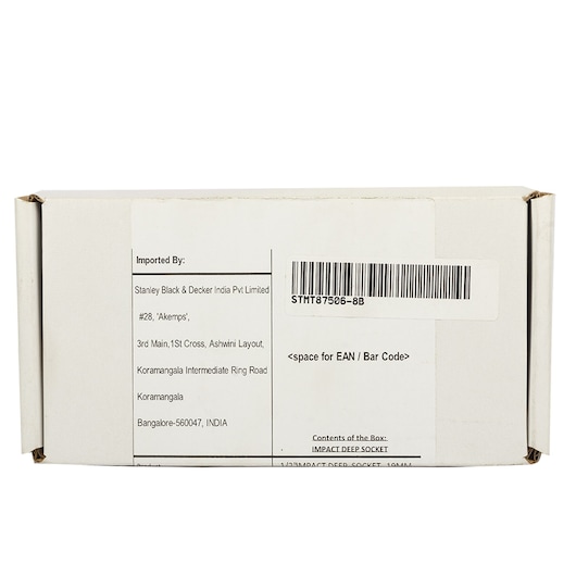 1/2" Impact Deep Socket 19Mm