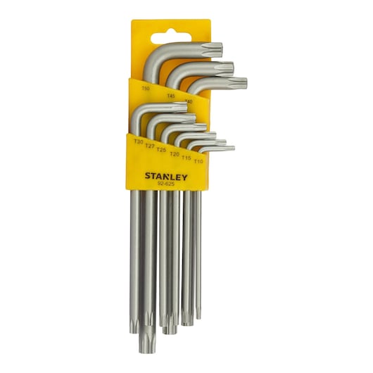 9 Pcs Long Torx Key Set (T10 To T50)