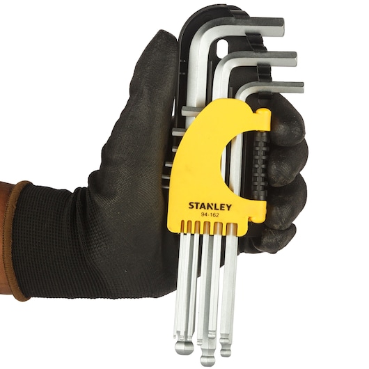 Long Spheric-Head Hex Key Set (9 pc.)