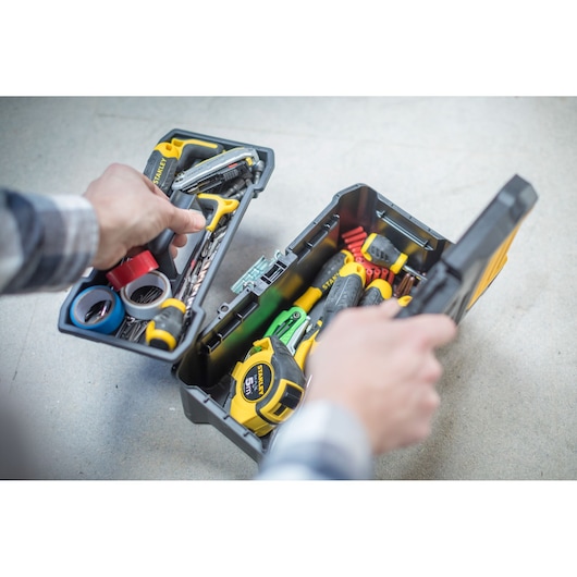 STANLEY® 12-1/2 in. Essential Tool Box With Metal Latches