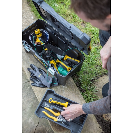 STANLEY® 19 in. Essential Tool Box With Metal Latches