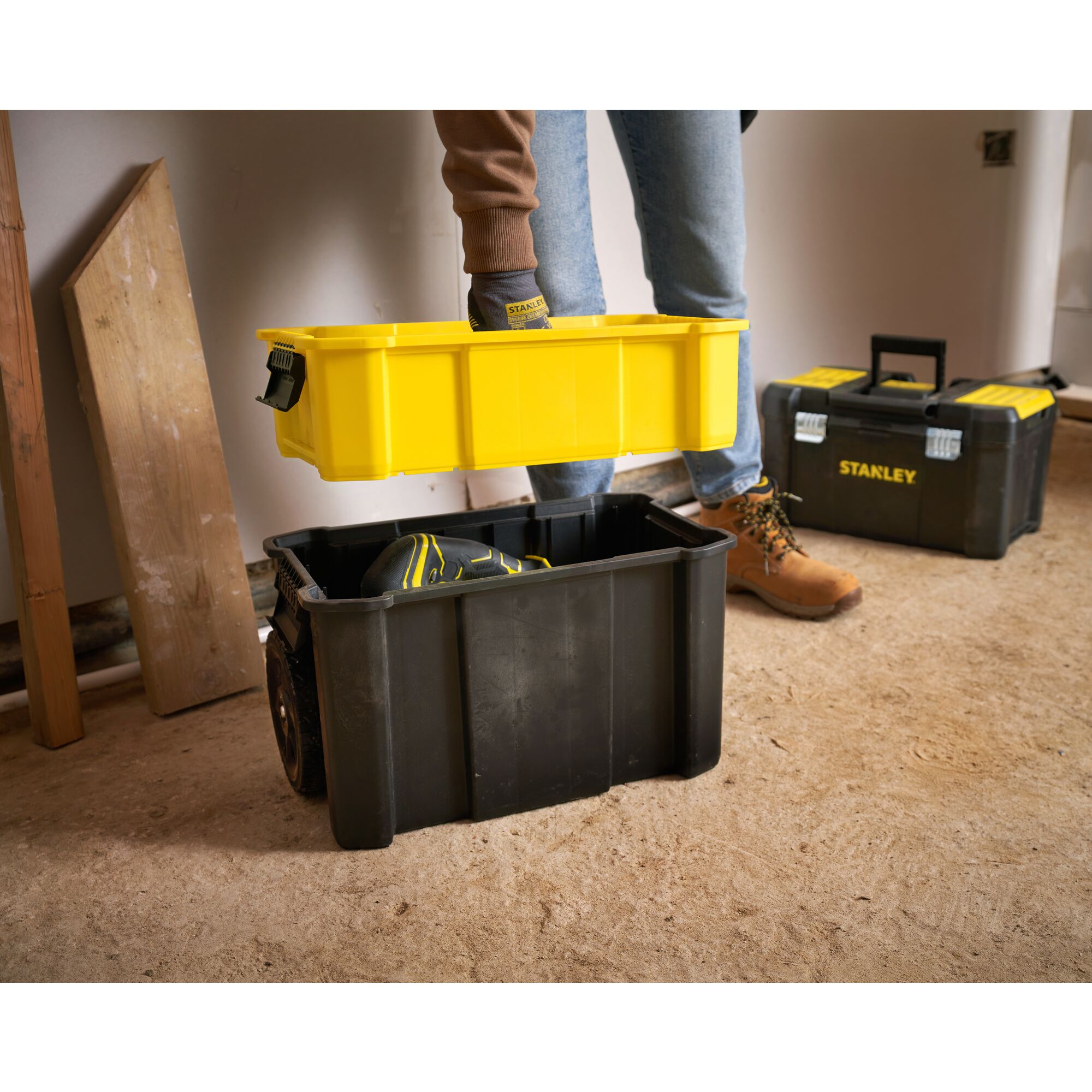 STANLEY® Essential™ Rolling Workshop With Metal Latches