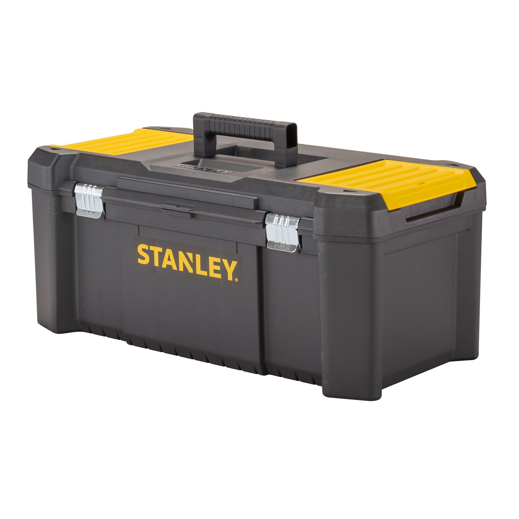 STANLEY ブラック収納ボックス STANLEY® 26 in. Essential™ Tool Box With Metal Latches | STANLEY
