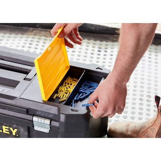 STANLEY® 26 in. Essential™ Tool Box With Metal Latches
